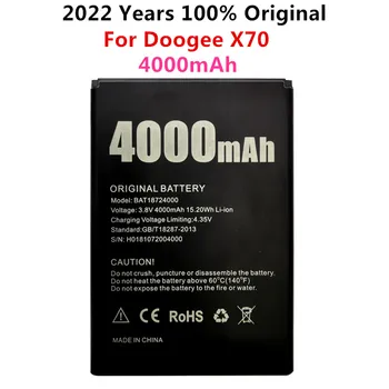 100% Originálne Nové Batérie BAT18724000 4000mAh Pre Doogee X70 X 70 Bateria Telefónu, Batérie, Náhradné Batérie