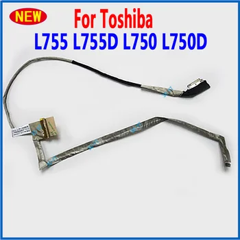 1PCS NOVÝ Notebook, LCD LED LVDS Displej Stužkový Kábel Video Obrazovky Flex Drôt Pre Toshiba L755 L755D L750 L750D dd0blblc040