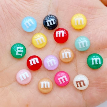 50pcs Roztomilý 8mm Zmiešané Mini Candy Nechtov Kamienkami Drahokamy Lesk Nail Art Šperky Manikúra Nechty Dekorácie Accessorie