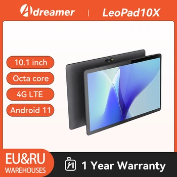 Adreamer LeoPad10X Tablet 10.1 Palcový Android 11 Octa Core, 4GB RAM, 64 GB ROM 1 280 x 800 IPS 4G LTE, Wifi, GPS Tablety BT 4.0 PC 6000mAh