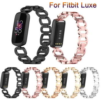 Nové remienky Pre Fitbit Luxe sport sledujte Kapela z Nehrdzavejúcej Ocele Kovové Zápästie Ženy Šperky Náramok Pre Fitbit Luxe pásma